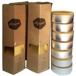 dipam - beeswax tea light candles, box of 7